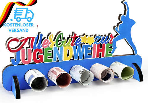 Geldgeschenk jugendweihe holz - jugendweihe,,