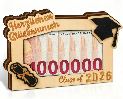 Geschenk holz abschluss - holz,