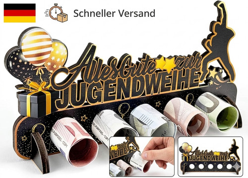 Holz geldgeschenk jugendweihe - holz,