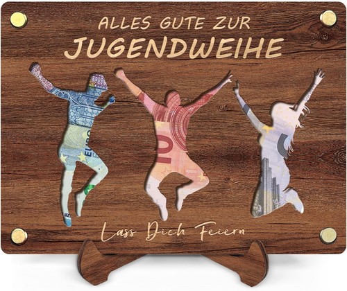 Geldgeschenk holz ständer zur - ständer,