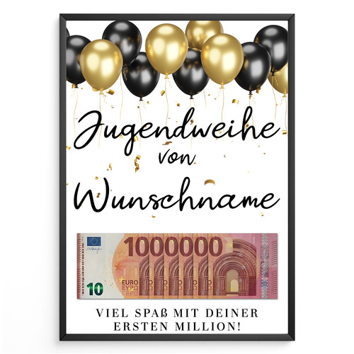 Personalisiertes geldgeschenk - personalisiertes,