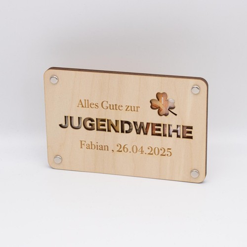 Holzkarte geldgeschenk zur - holzkarte,