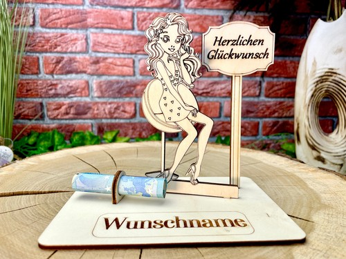 Geldgeschenk aus holz für - geldgeschenk,