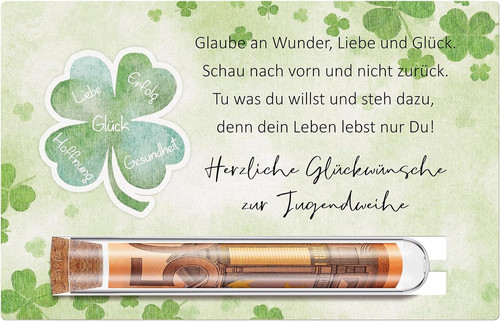 Geldgeschenk zur jugendweihe - zur,