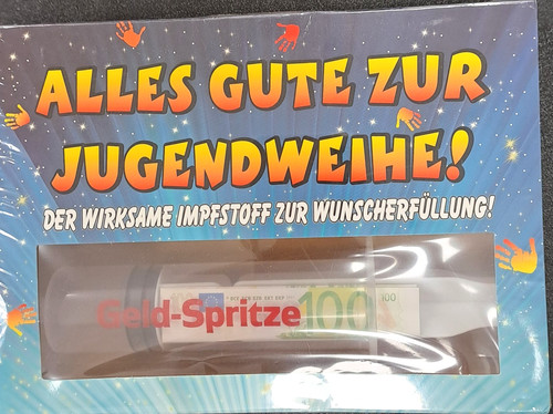 Geldspritze finanzspritze - geldspritze,