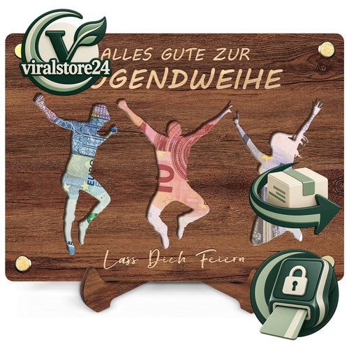 Geldgeschenk holz ständer zur - geldgeschenk,