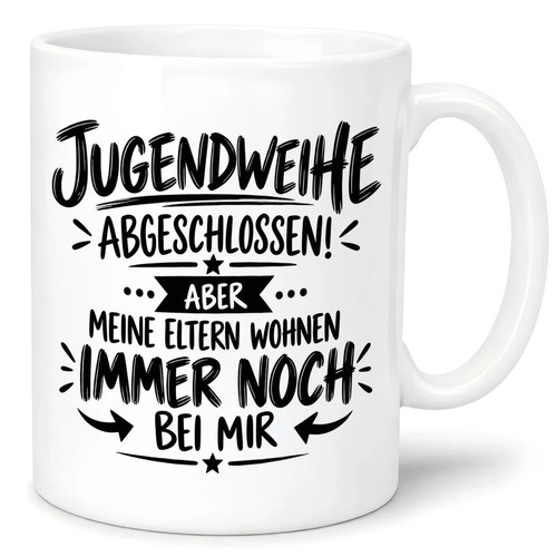 Jugendweihe tasse 330ml - jugendweihe,